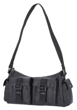 Harley-Davidson Unisex Multi-Purpose Nylon Top Zip Utility Bag, Black - Wisconsin Harley-Davidson