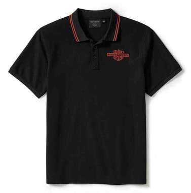 『激レア』　Harley-Davidson ポロシャツ　ファイヤー　黒　3XL Harley-Davidson Shirts and Hoodies - Wisconsin Harley-Davidson