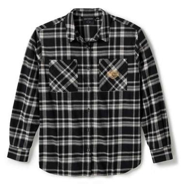 Harley-Davidson メッシュジップアップトップス バー＆シールドジップアップフーディー -ハーレーダビッドソン