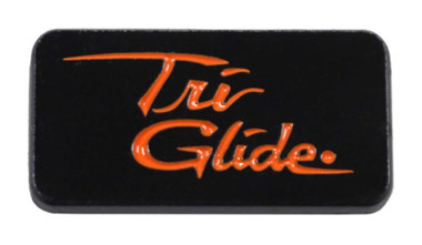 Harley-Davidson 1 in. Tri Glide Bike Model Metal Pin, Black & Orange Finish - Wisconsin Harley-Davidson