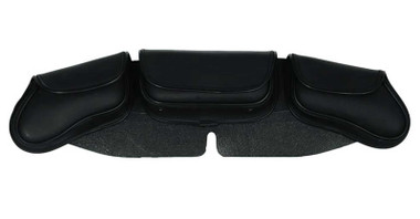 Derringer PVC Motorcycle Luggage 3-Pocket Windshield Bag, Weather Resistance - Wisconsin Harley-Davidson