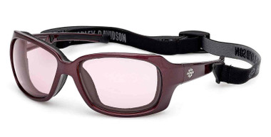 Harley-Davidson Women's Fire Bird Sunglasses w/ Headstrap, Burgundy Pearlized - Wisconsin Harley-Davidson