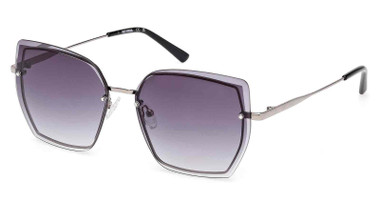 Harley-Davidson Women's Geometric Shape Sunglasses, Gunmetal Frame/Smoke Lens - Wisconsin Harley-Davidson