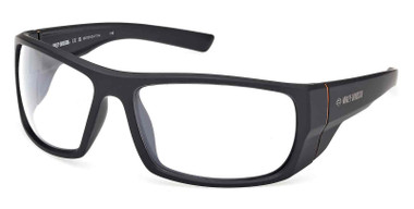 Harley-Davidson Men's Winborn Clear Lens Sport Sunglasses, Matte Black Frame - Wisconsin Harley-Davidson