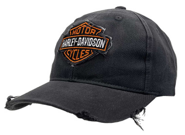 Harley-Davidson Men's Distressed Bar & Shield Adjustable Baseball Cap, Washed - Wisconsin Harley-Davidson