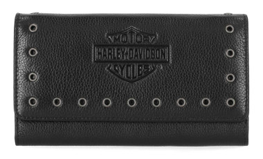 Harley-Davidson® Women's Pebble Leather Bar & Shield Continental