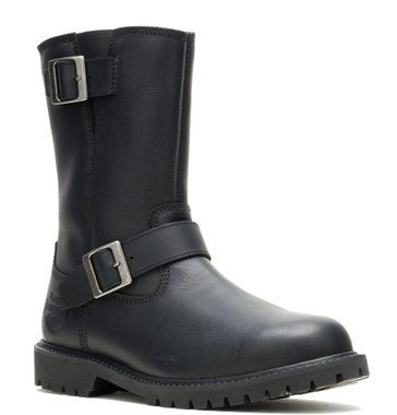 Harley Davidson スタッズ付きブーツ ブラック Men's Harley-Davidson Shift Black Riding Boots – Steel Toes