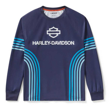 Harley-Davidson Men's Long Sleeve Tee Shirts - Wisconsin