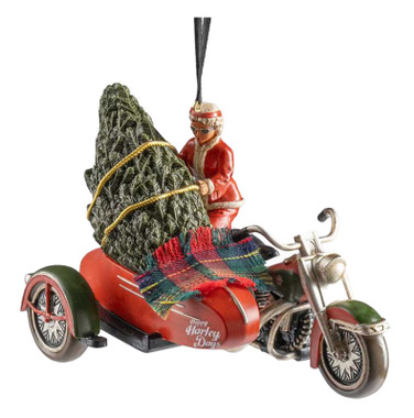 Harley-Davidson 2025 Sculpted Biker Mrs. Claus Holiday Christmas Tree Ornament - Wisconsin Harley-Davidson