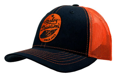 Harley-Davidson® Men's Patched Up Snapback Mesh Trucker Hat