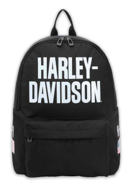 Harley-Davidson® Eagle Rugged Graphic Backpack w/Padded Adjustable