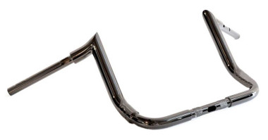Factory 47 S Series 12 in. Black Chrome Meathook Handlebar, Street/Electra Glide - Wisconsin Harley-Davidson
