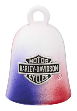 Harley-Davidson® H-D Red White & Blue #1 Racing Logo Ride Bell