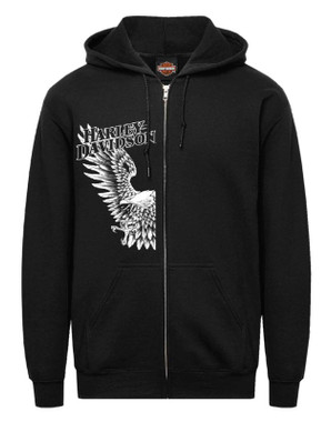 Harley-Davidson® Men's Pullover Hoodie Sweatshirt, Eagle Hooded