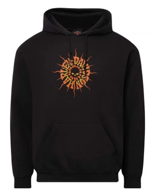 Harley-Davidson Men's Solar Flare Pullover Fleece Hooded Sweatshirt, Black - Wisconsin Harley-Davidson