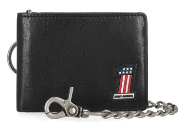 Harley-Davidson® Men's Die Cut Script Logo Rodeo Billfold Leather