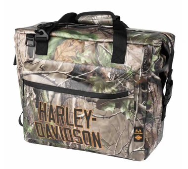 Harley-Davidson Camo Soft Cooler Bag w/ Waterproof Lining - Wisconsin Harley-Davidson