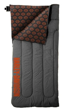 Harley-Davidson Open Bar & Shield Camping Sleeping Bag w/ Carry Bag - Wisconsin Harley-Davidson