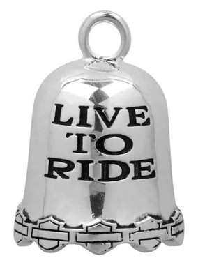 Harley-Davidson Live To Ride, Ride To Live Ride Bell, Durable Zinc HRB028 - Wisconsin Harley-Davidson