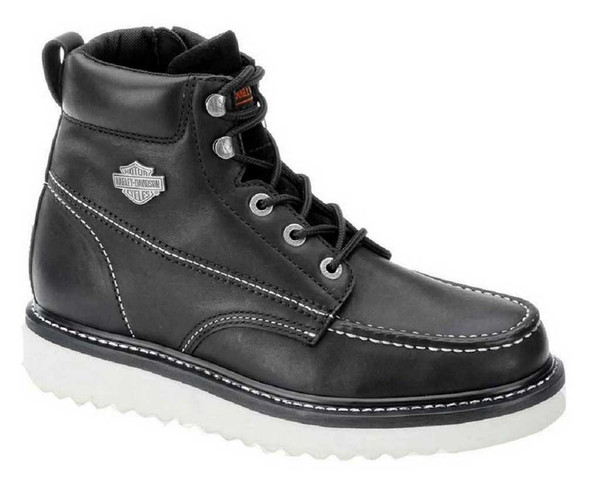 Harley-Davidson Men's Beau 6-Inch Black, Brown, or Rust Boots. Inside Zip D93135 - Wisconsin Harley-Davidson