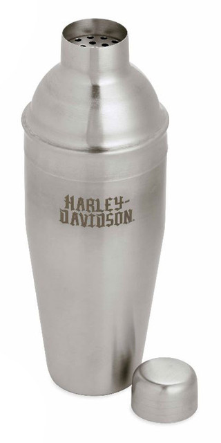 Harley-Davidson Stainless Steel Cocktail Shaker Martini Barware Silver 96800-16V - Wisconsin Harley-Davidson