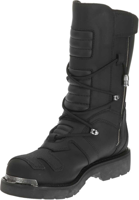 Harley-Davidson® Men's Axel 10-Inch Black Motorcycle Boots D96035 ...