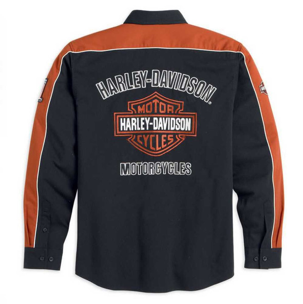 Harley-Davidson® Men's Prestige Long Sleeve Woven Shirt 99073-13VM