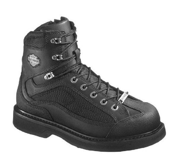 Harley-Davidson Men's Markus 6-Inch Black Motorcycle Boots D96024 - Wisconsin Harley-Davidson