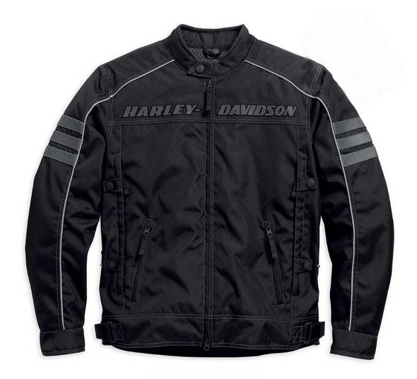 Harley-Davidson Men's Functional Jacket, Street Canon Riding Black 98084-15VM - Wisconsin Harley-Davidson