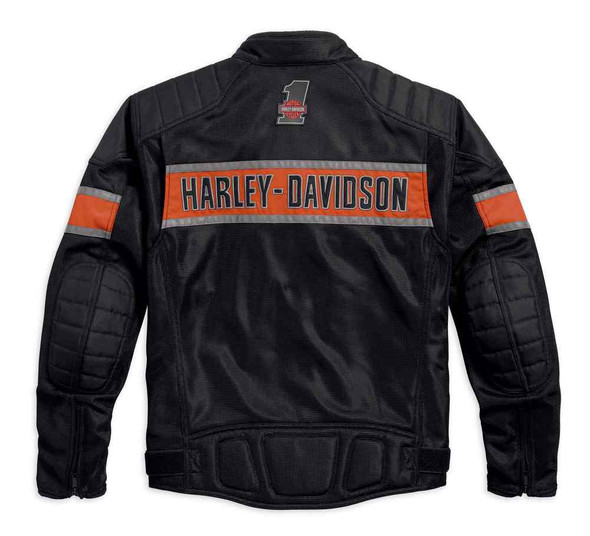 Harley-Davidson® Men's Trenton Colorblocked Mesh Riding Jacket