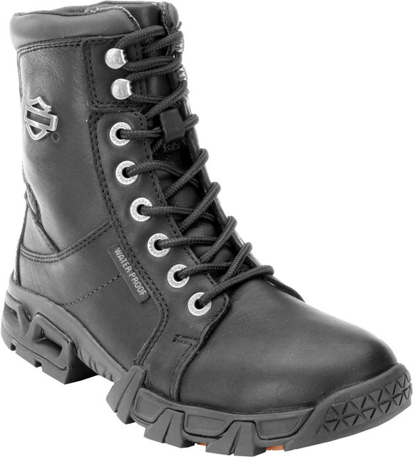 Harley-Davidson Women's Elaine 5-Inch Waterproof Black Motorcycle Boots. D87054 - Wisconsin Harley-Davidson