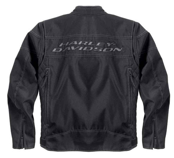 Harley Davidson ライディングジャケット M　ナイロン Women's】キルテッド・ストレッチ・ナイロンジャケット