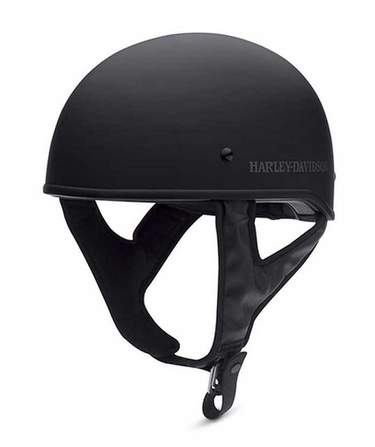 Harley-Davidson Men's Overdrive Low Profile Half Helmet, Black. 98335-15VM - Wisconsin Harley-Davidson