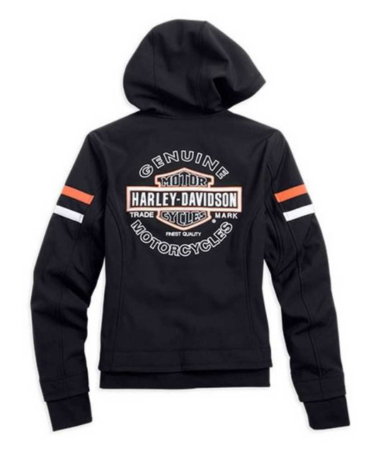 Harley-Davidson® Women's Miss Enthusiast Softshell Jacket, Black