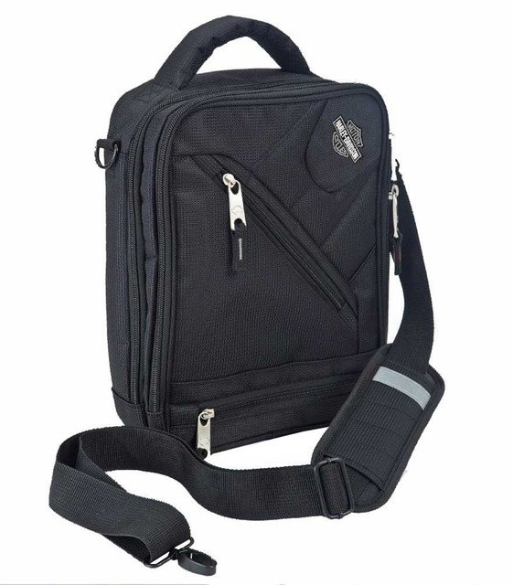 Harley-Davidson Business & Travel Tote Bag, Black Brief Case 99202-BLK - Wisconsin Harley-Davidson