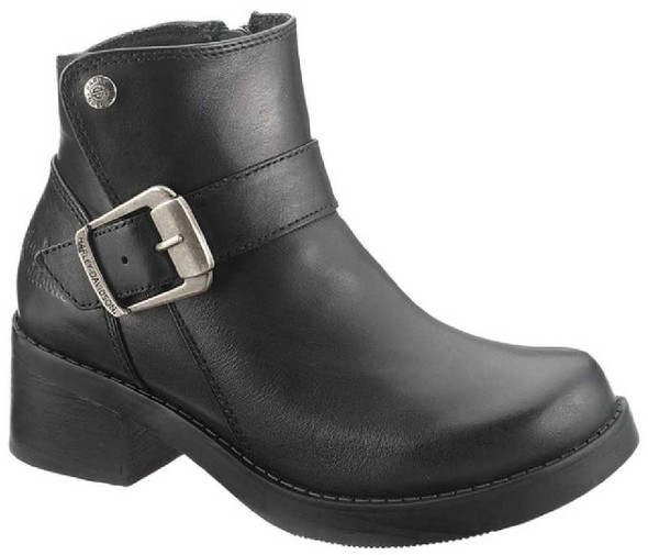 Harley-Davidson Women's Khari Motorcycle Riding Black Leather Boots D84180 - Wisconsin Harley-Davidson