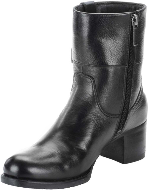 Harley-Davidson® Women's Sadie Casual Cuff Black 6-in Boots Inside