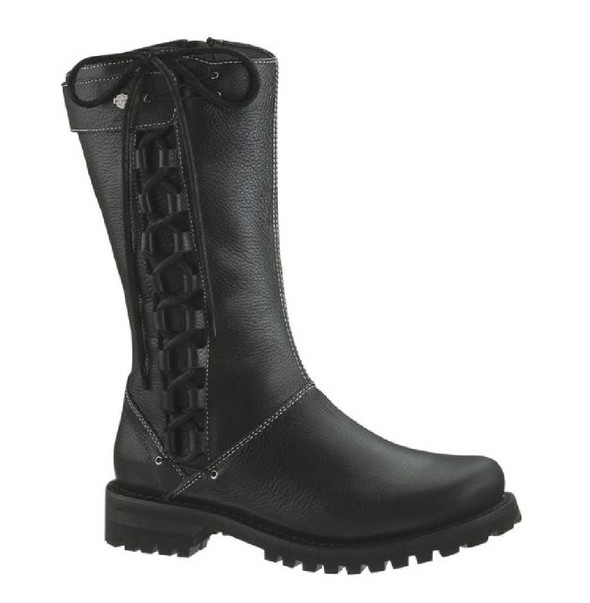 Harley-Davidson® Women's Melia Welted 10-Inch Motorcycle Boots, Side ...