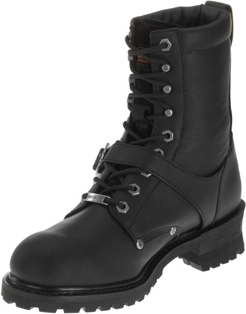 Harley-Davidson Motorcycle Men\'s Faded Glory Black Leather Boots Sz. 8–91003 Harley-Davidson Motorcycle Men main image 4