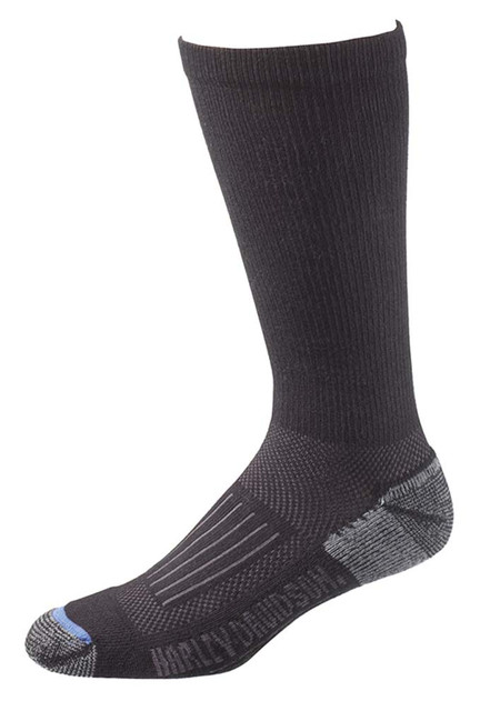Harley-Davidson Men's Cruiser Coolmax Mid Calf Socks D99019070-001 - Wisconsin Harley-Davidson
