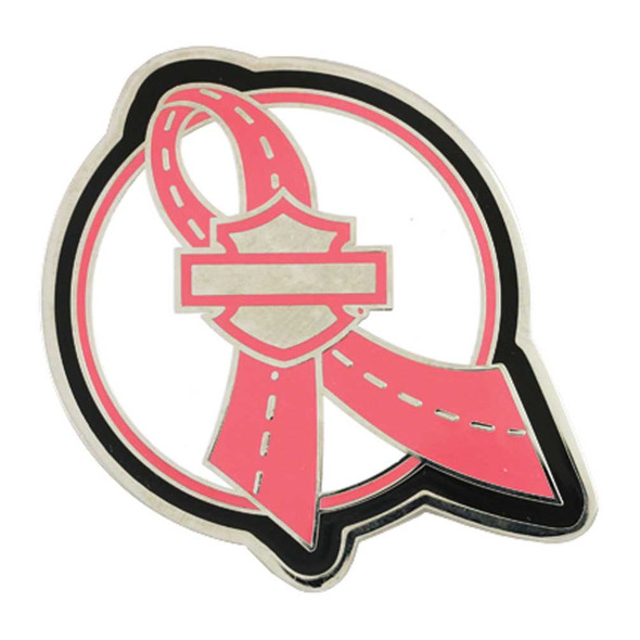 Harley-Davidson Challenge Coin, Pink Label Breast Cancer Ribbon, Pink 8003081 - Wisconsin Harley-Davidson