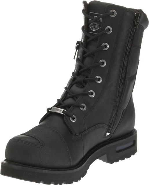 Harley-Davidson ブラックブーツ Harley-Davidson® Men's Riddick 8-Inch Lace-UP Black Motorcycle