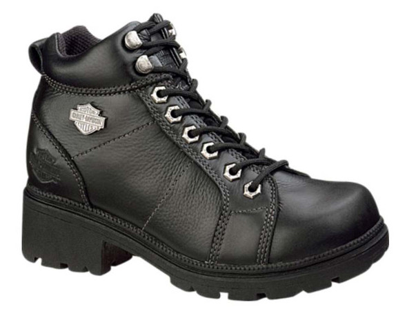 Harley-Davidson Women's Tyler 4-Inch Lace Chukka Boots, Black D84280 - Wisconsin Harley-Davidson