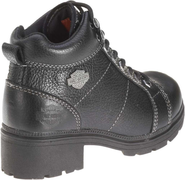 Harley-Davidson レザー ブーツ 8 1/2 US Harley-Davidson® Women's Tyler 4-Inch Lace Chukka Boots, Black