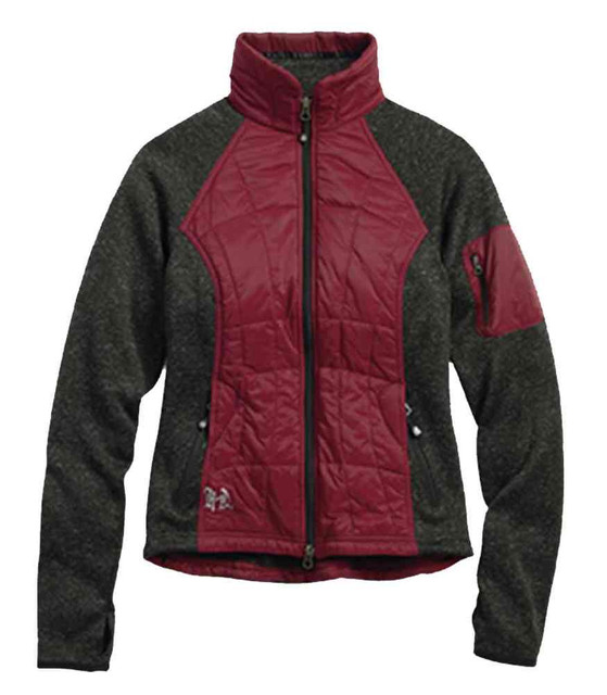 Harley-Davidson Women's Geneveve Mid-Layer Jacket, Italian Plum 97563-16VW - Wisconsin Harley-Davidson