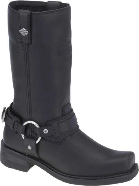 Harley-Davidson Men's Westmore 9.5" Black or Brown Leather Boots. D93315 D93316 - Wisconsin Harley-Davidson