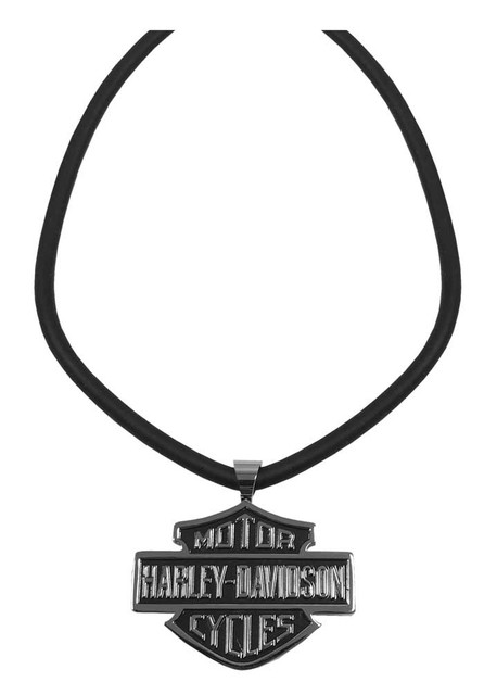 Harley-Davidson Men's Necklace, Bar & Shield Cable Logo, 22 Inch HSN0027 - Wisconsin Harley-Davidson