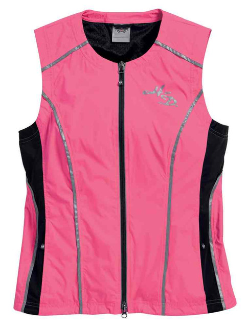 Harley-Davidson Women's Hi-Vis Reflective Vest, Pink/Black. 98202-16VW - Wisconsin Harley-Davidson