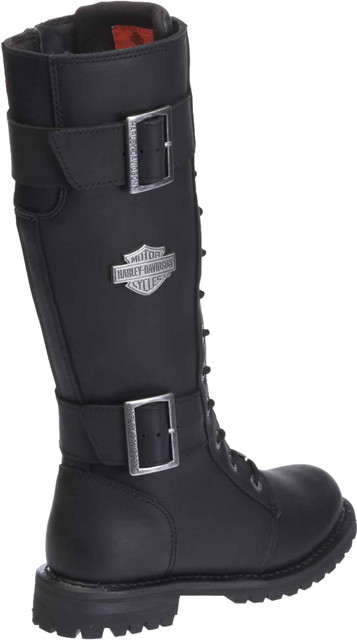 Harley-Davidson® Women's Belhaven Knee-Hi Black or Brown Leather Boots ...