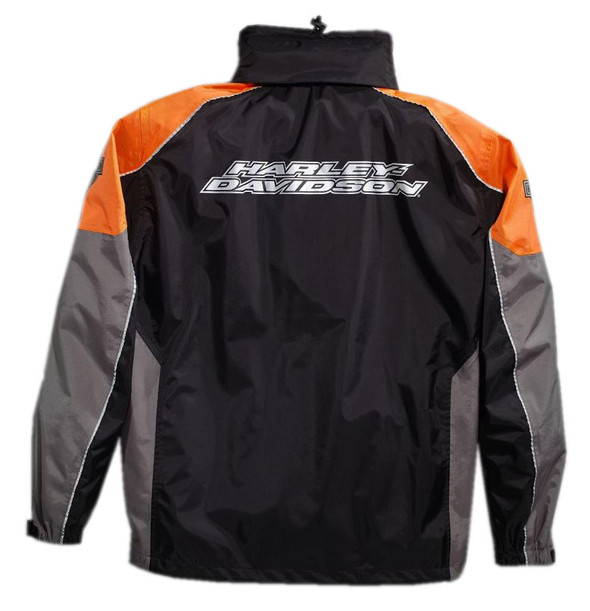 Harley-Davidson® Men's Rain Suit, Rutledge Hi-Vis Suit, Black